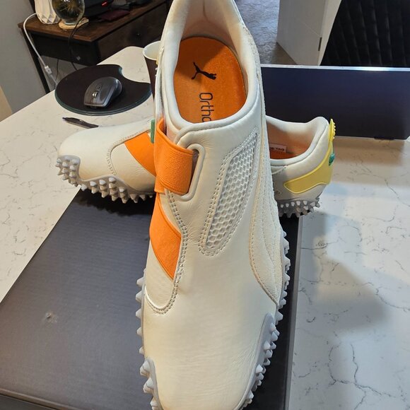 PUMA UR Mostro Communication 401719-02 Warm White Light Straw Men's Size 10 NEW - Picture 2 of 13